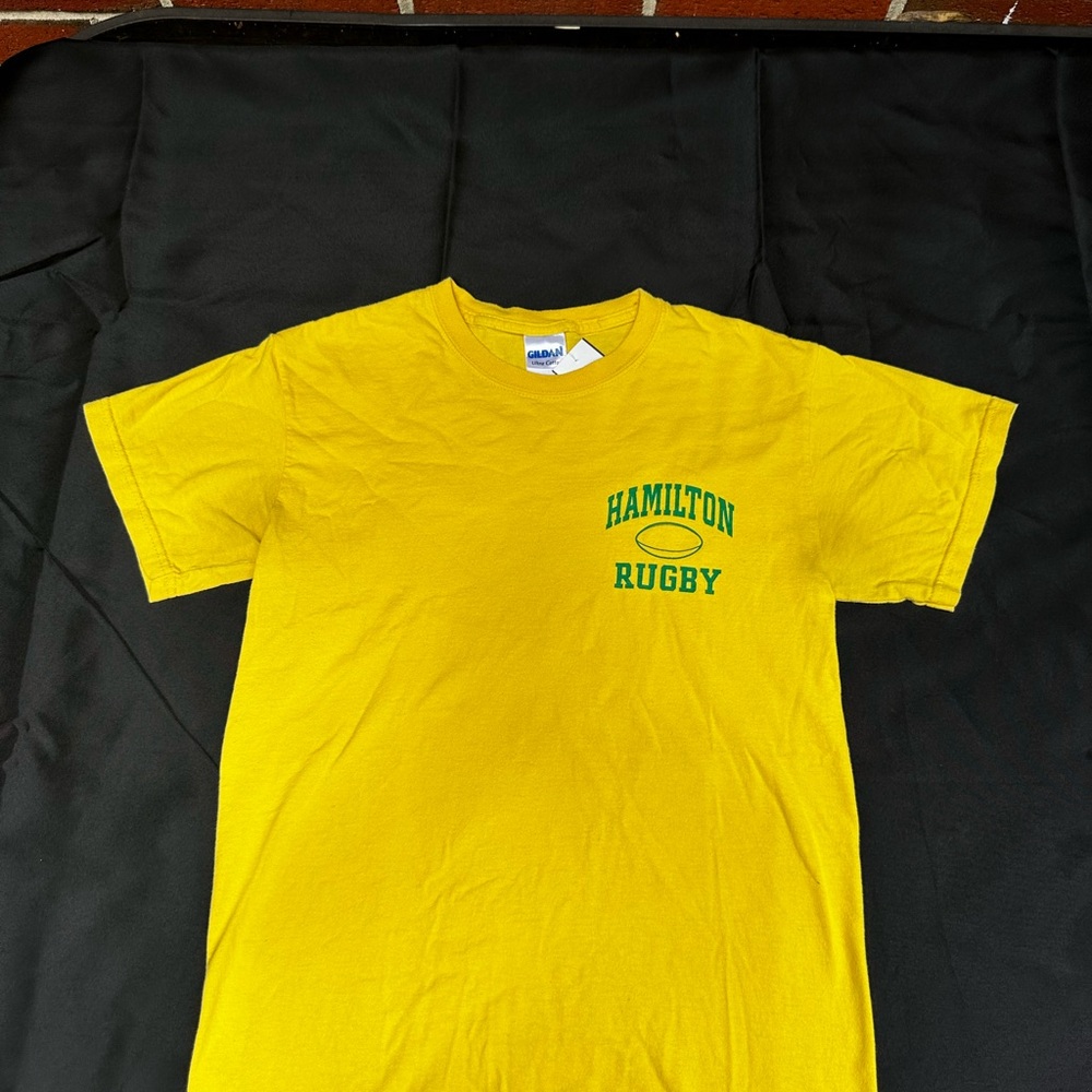 Vintage Yellow Hamilton Rugby Tee
